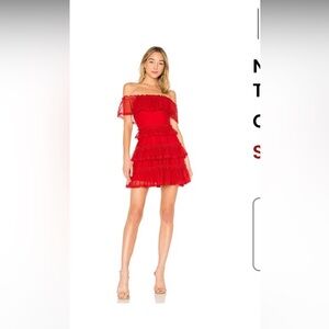 The Fifth Label Strapless Red Dress-revolve